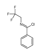 N-(2,2,2-trifluoroethyl)benzenecarboximidoyl chloride Structure