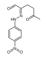 2-[(4-nitrophenyl)hydrazinylidene]-5-oxohexanal结构式