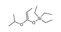 (Z)-<<1-(1-Methylethoxy)-1-propenyl>oxy>triethylsilane Structure