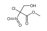 methyl 2-chloro-3-hydroxy-2-nitropropanoate Structure