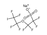 sodium 5-iodo-3-oxaoctafluoropentanesulfonate Structure