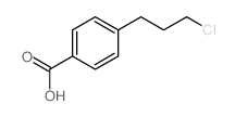 4-(3-chloropropyl)benzoic acid Structure