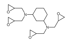 1-N,1-N,3-N,3-N-tetrakis(oxiran-2-ylmethyl)cyclohexane-1,3-diamine Structure
