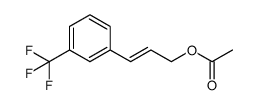 (3-trifluoromethyl)cinnamyl acetate结构式