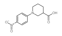 1-(4-Nitrophenyl)piperidine-3-carboxylic acid Structure