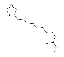 methyl 10-(1,3-dioxolan-4-yl)decanoate结构式