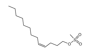 (Z)-tridec-4-en-1-yl methanesulfonate结构式