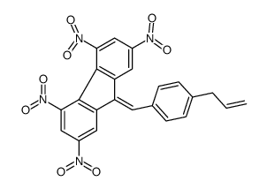 2,4,5,7-tetranitro-9-[(4-prop-2-enylphenyl)methylidene]fluorene Structure