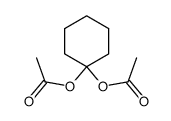 acetic acid,cyclohexane-1,1-diol Structure