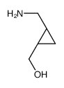 ((1S,2S)-2-(氨基甲基)环丙基)甲醇结构式