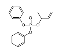 but-3-en-2-yl diphenyl phosphate结构式