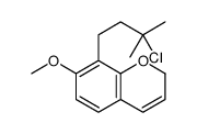8-(3-chloro-3-methylbutyl)-7-methoxy-2H-chromene结构式
