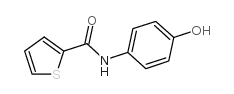 N-(4-羟基苯基)噻吩-2-甲酰胺结构式