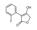 4-(2-fluorophenyl)-3-hydroxy-2H-furan-5-one结构式