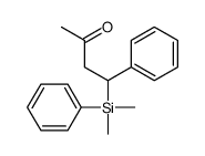 4-[dimethyl(phenyl)silyl]-4-phenylbutan-2-one Structure