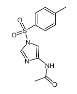 4-acetylamino-1-(toluene-4-sulfonyl)-1H-imidazole结构式