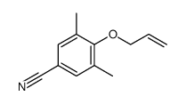 4-(烯丙氧基)-3,5-二甲基苯甲腈结构式