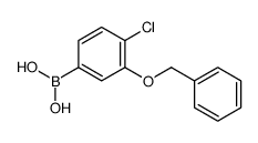 (3-(BENZYLOXY)-4-CHLOROPHENYL)BORONIC ACID structure
