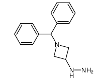 1-benzhydryl-3-hydrazinylazetidine Structure