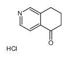 5, 6, 7, 8-四氢异喹啉-5-酮盐酸结构式