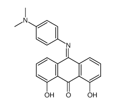 1,8-Dihydroxy-anthrachinon-10-结构式