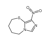 9-nitro-2,3,4,5-tetrahydroimidazo[5,1-b][1,3]thiazepine结构式