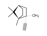 (1R)-1.7.7-trimethyl-2ξ-ethynyl-norbornanol-(2ξ) Structure