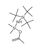 [(Isopropenyloxy)dimethylsilyl](tri-tert-butylsilyl)amin结构式