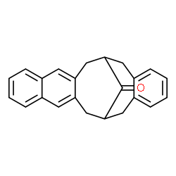 6,7,8,13,14,15-Hexahydro-7,14-methanobenzo[6,7]cyclodeca[1,2-b]naphthalen-17-one结构式