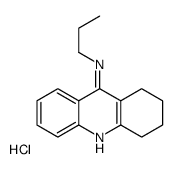 N-propyl-1,2,3,4-tetrahydroacridin-9-amine,hydrochloride Structure