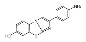 2-(4-氨基苯基)咪唑并[2,1-b][1,3]苯并噻唑-7-醇结构式