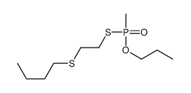 1-[2-[methyl(propoxy)phosphoryl]sulfanylethylsulfanyl]butane Structure