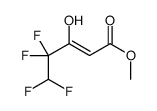 methyl 4,4,5,5-tetrafluoro-3-hydroxypent-2-enoate Structure