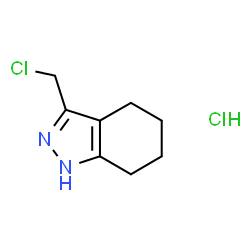 3-(氯甲基)-4,5,6,7-四氢-1H-吲唑盐酸盐结构式