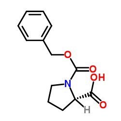 N-CBZ-L-脯氨酸结构式