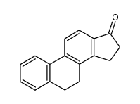 6,7,15,16-tetrahydro-17H-cyclopenta[a]phenanthren-17-one结构式