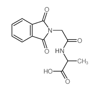 2-[[2-(1,3-dioxoisoindol-2-yl)acetyl]amino]propanoic acid Structure