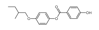 p-2-Methylbutoxyphenyl p'-hydroxybenzoate结构式