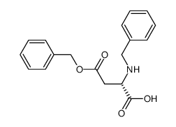 N-benzyl-L-aspartic acid 4-benzyl ester Structure