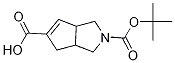 2-[(叔丁氧基)羰基]-八氢环戊[c]吡咯-5-羧酸结构式