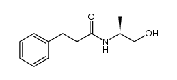 (S)-N-(1-hydroxypropan-2-yl)-3-phenylpropanamide结构式