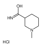 1-甲基-3-哌啶甲酰胺(HCL)结构式