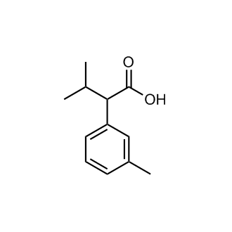 3-甲基-2-(间甲苯基)丁酸结构式
