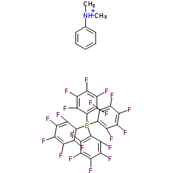 Dimethylanilinium tetrakis(pentafluorophenyl)borate Structure