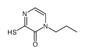 3-mercapto-1-propylpyrazin-2(1H)-one Structure