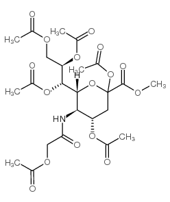 2,4,7,8,9-Pentaacetyl-D-N-acetylglycolylneuraminic Acid Methyl Ester结构式