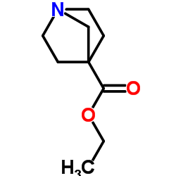 1-氮杂双环[2.2.1]庚烷-4-羧酸乙酯结构式