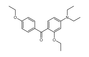 2,4'-diethoxy-4-diethylaminobenzophenone Structure