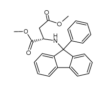 dimethyl (S)-N-(9-phenyl-9H-fluoren-9-yl)aspartate结构式