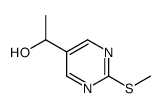 1-(2-(甲基硫代)嘧啶-5-基)乙醇结构式